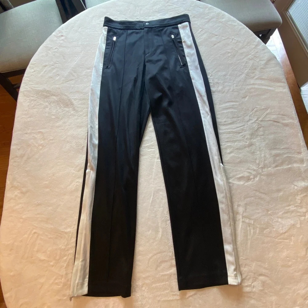 rag & bone tuxedo stripe pants black white 16991